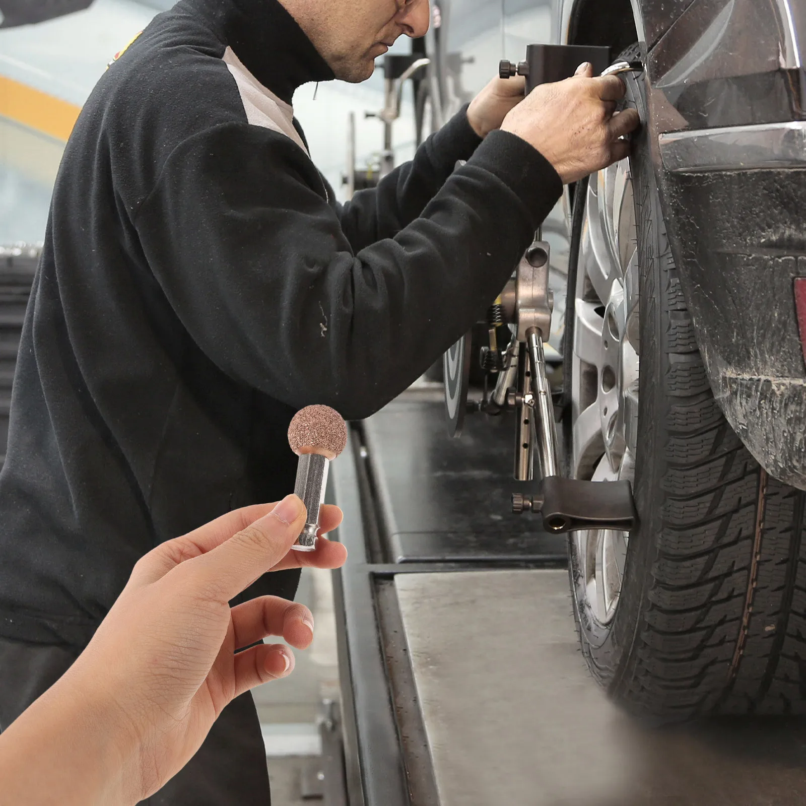 

Tire Buffer Wheel Professional Abrasive Grinding Head For Quick Precise Tire Repair Surface Damage Restoration Automotive Tool