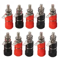 10 PCS Binding Posts Terminals 4mm Banana Plug Socket 4mm Terminal Connector for Amplifier Arduino