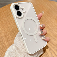 Luxury Shockproof Magsafe Wireless Charge Case for 16 iPhone 15 14 Plus 13 12 Mini 11 Pro X XR XS Max Clear Magnet Bumper Cover