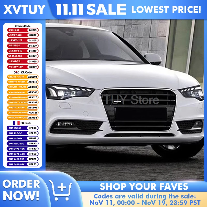 

Car Light LED Headlight Projector Lens for Audi A5 2012-2016 High Quality Car Lighting System Accessories Auto Headlamp Assembly