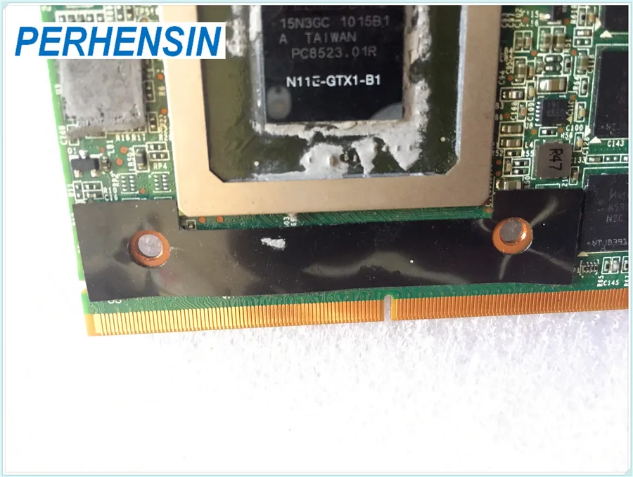 FOR MSI 16F1 16F2  DELL M15X M17X Clevo M57NL  GTX285M GTX 285M N11E-GTX1-B1 Video VGA CARD 100% Test OK Free Shipping