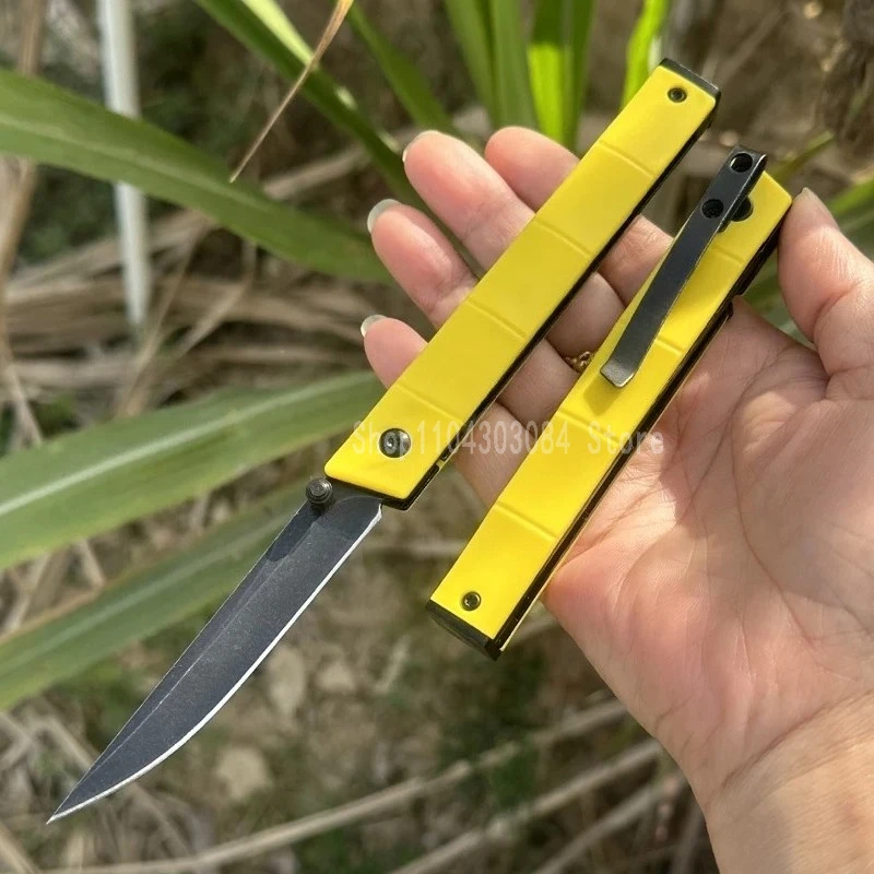 

CR 7096 Складной карманный нож с бамбуковым шарниром, лезвие высокой твердости, джентльменский нож, маленький нож EDC, нож для рыбалки на открытом воздухе