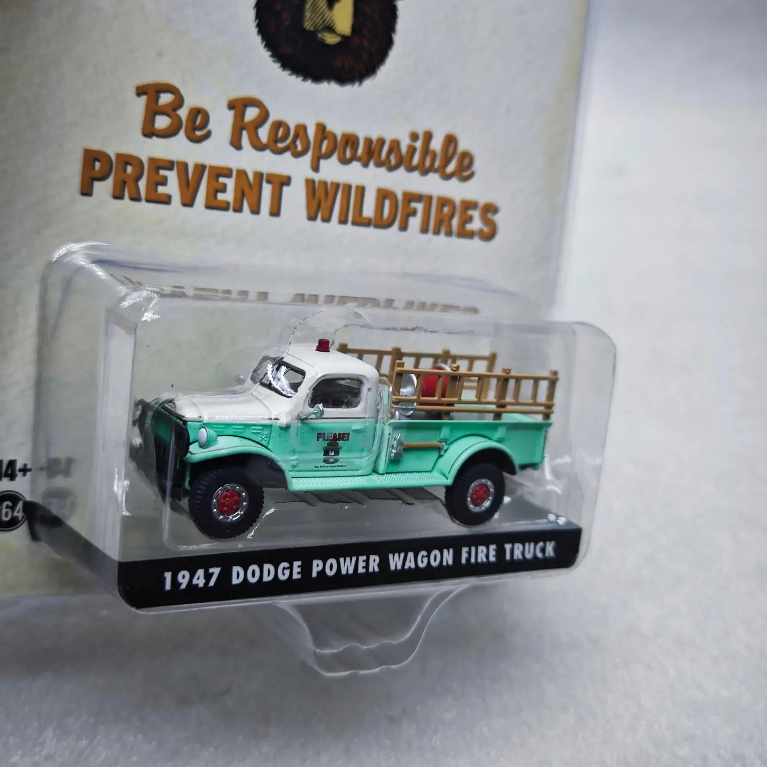 

GreenLight 1:64 1944, пожарная машина Dodge Power Wagon 51470-C, литая под давлением модель автомобиля из сплава, мини-игрушка-автомобиль, детский подарок