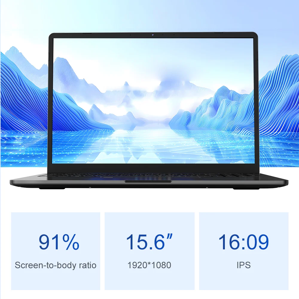 لاب توب Ninkear A15 Air 2025 بشاشة 15.6 بوصة FHD IPS AMD Ryzen ™   5 3500U 16 جيجابايت DDR4 3200 ميجا هرتز + 512 جيجابايت NVME SSD 180 °   فتح وإغلاق WiFi 5 BT 4.2 0.3s فتح بصمة الإصبع تم اختباره ومثبتها بجودة عالية للكمبيوتر المحمول وتقوية احتياجات الهاتف المحمول الخاصة بك بموثوقية