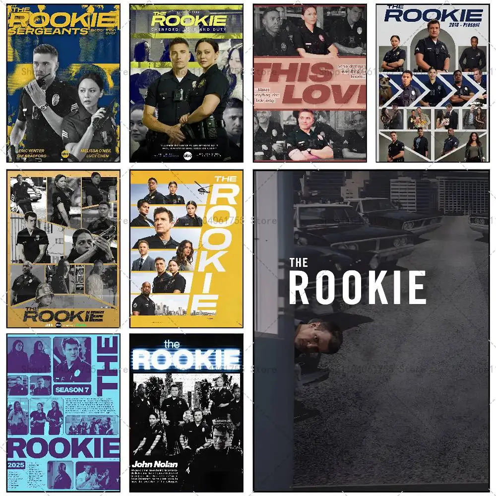 Movie the R-Rookie Poster Self-adhesive Art Waterproof Paper Sticker Coffee House Bar Room Wall Decor