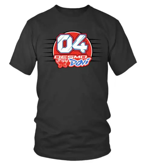 Round neck printed T-shirt suitable for both men and women - RD80-052-WT. Andrea Dovizioso oversized size S-3XL