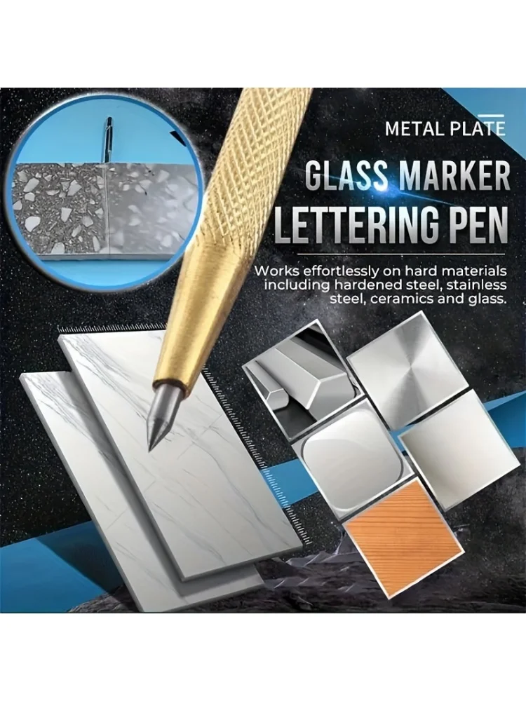 Wolframkarbid-Anreißstift 2/4 Stück Hochleistungs-Metallmarker für Marmor, Glas, Keramik, Eisen, Aluminiumplatten, Bau-Markierungswerkzeug – Detail 3