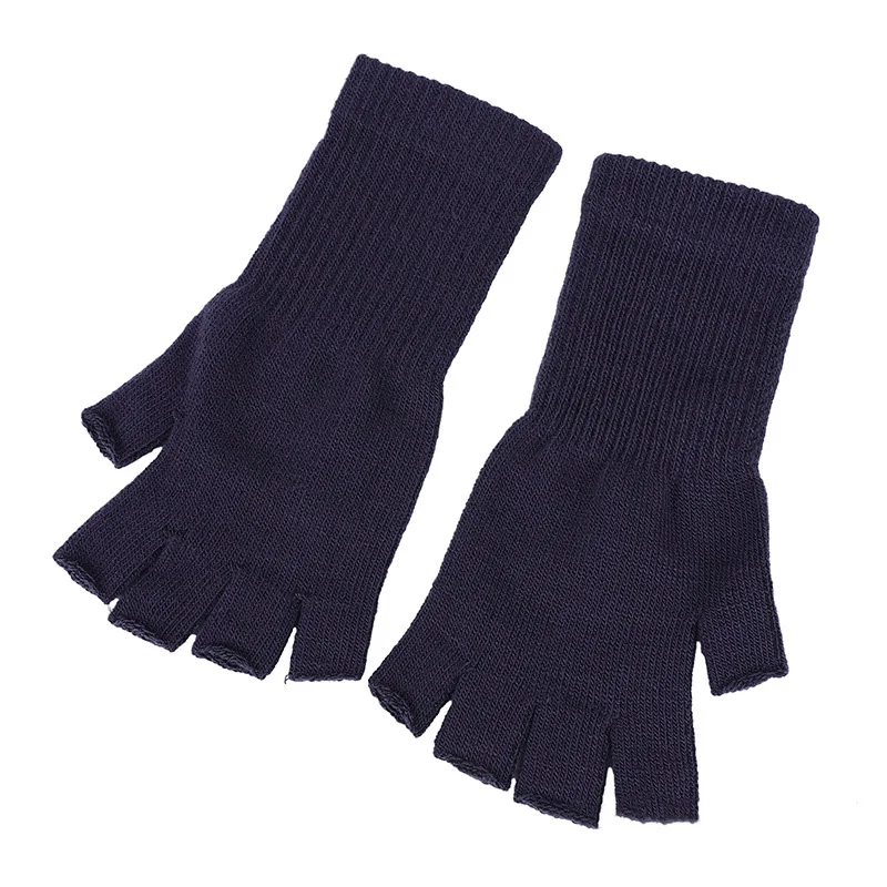 Winter Halbfinger Fingerlose Handschuhe Unisex Outdoor Fäustlinge Frauen Männer Warme Stricken Handgelenk Handschuhe Elastische Komfort Workout Sport