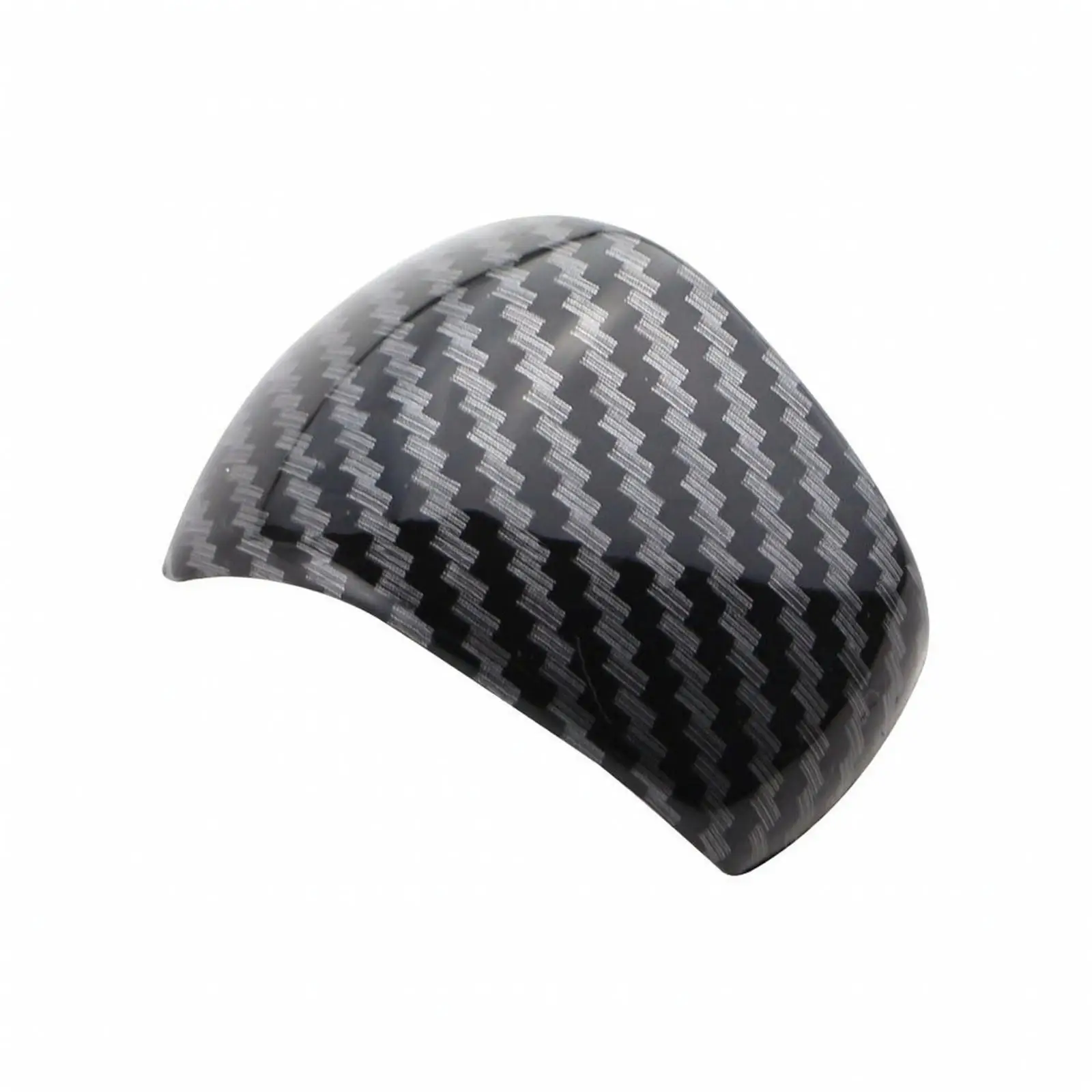 Shifter Head Covering Glossy Black German Auto Brand Q3 Gear Gear Knob Cover Custom Fit Carbon Fiber Style Shifter Trim