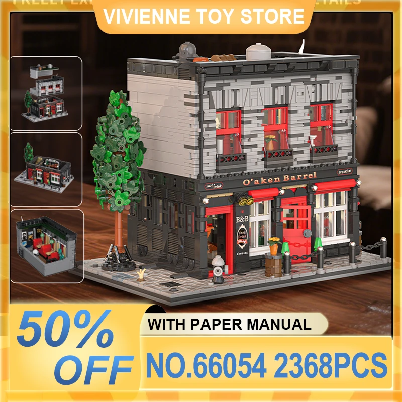 

Xbert 66054 O'AKEN BARREL MOC Modular Building Blocks Bricks Diy Puzzle Toy Christmas Gifts For Kids
