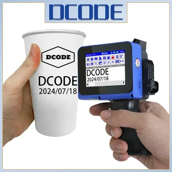 DCODE DC12 Mini stampante portatile divisa 12.7mm Stampante a getto d'inchiostro portatile Non crittografata QR Codice a barre Immagine Logo Data Codificatrice