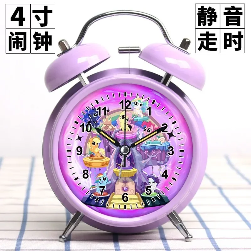 My Little Pony Cute Cartoon Night Light Alarm Clock Wake-Up Artifact for Children and Primary School Students Holiday Gift