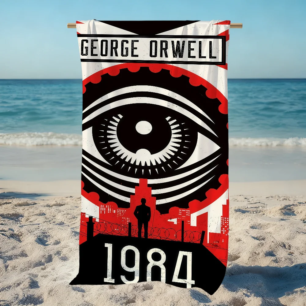 Book 1984 G-george O-orwell Towel Beach Quick Dry Soft Pool Towels Gift for Travel Gym Shower Camping sports