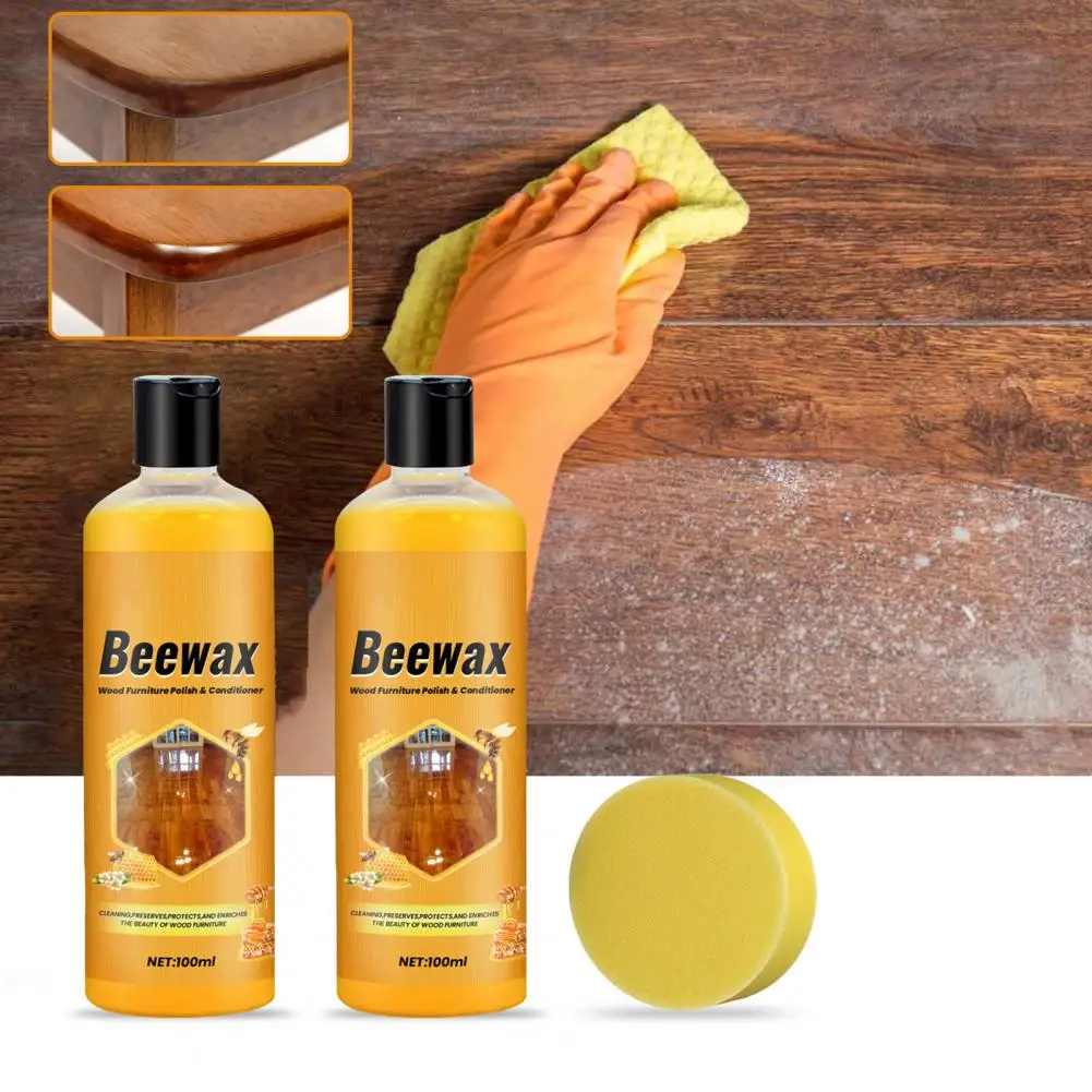 Moisture-resistant Furniture Polish Beeswax Spray Furniture Polish Natural Beeswax Finish Enhancer for Wooden Furniture Floors