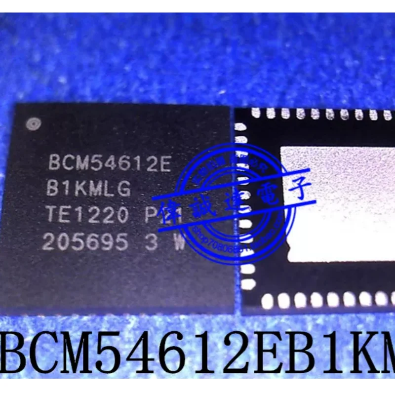 1PCS BCM54612EB1KMLG Brand New Original Single Port Gigabit Ethernet PHY IC MLP-48 RGMII Transceiver Chip