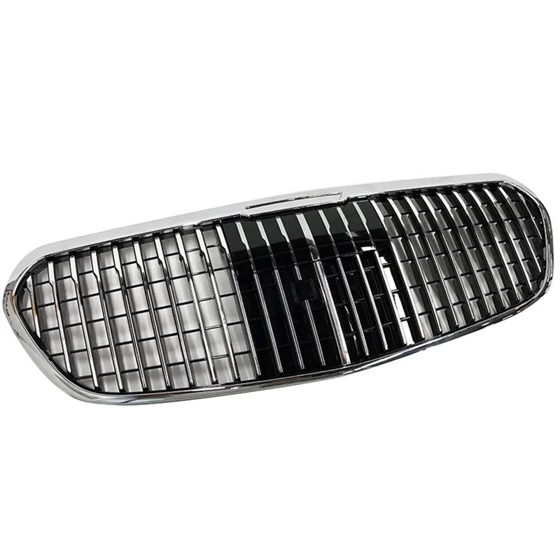 

Silvery OE Upgrade Maybach Style Car Front Grille Fit for Mercedes Benz W223 S Class S400 S450 S500 Year 2021 Onwards