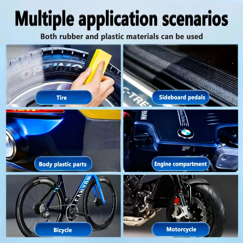 منظف إطارات السيارة الاحترافي - تنظيف عميق، اختراق سريع، سهل الشطف، تألق طويل الأمد، مضاد للشيخوخة، العناية بالسيارات