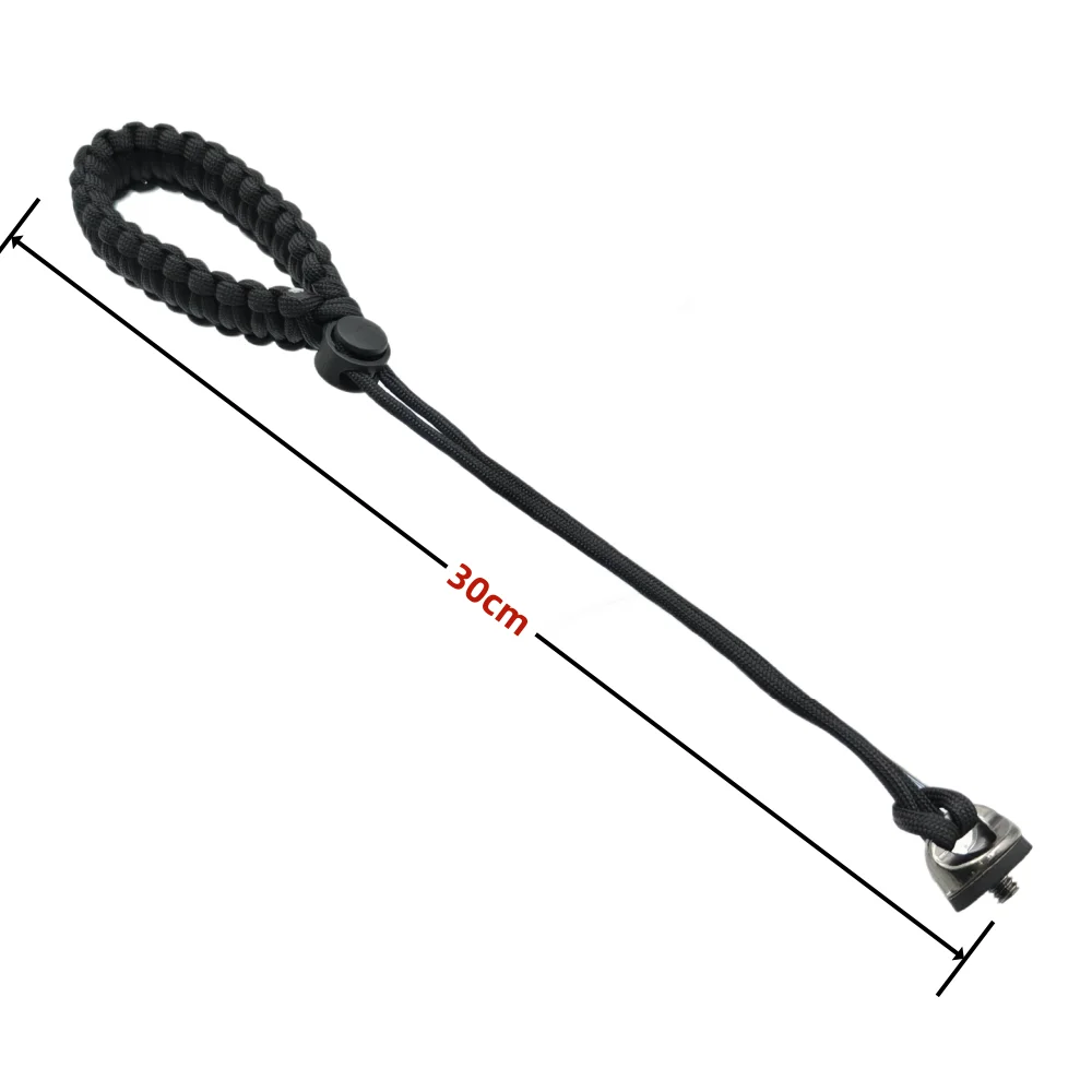 Anti-lost Safety Wrist Strap Adjustable Nylon With 1/4 Metal Screw Base For Insta360 X5/X4 Dji Action 5 4 Pro Camera