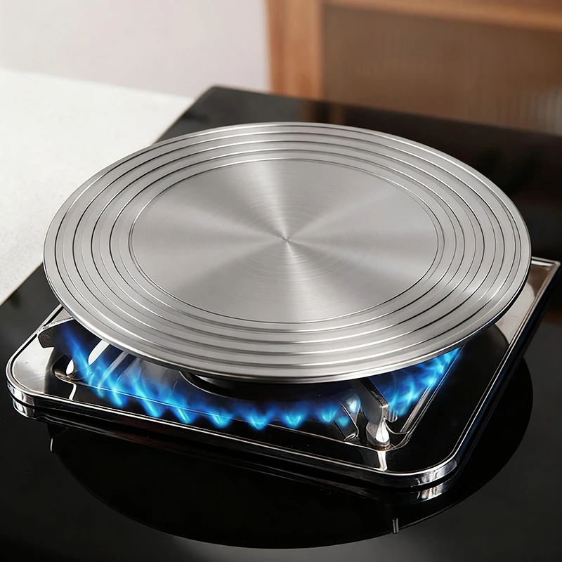 Aluminum Stove Top Diffuser Pan Heat Conduction Plate Kitchen Thermal Guide Plate Gas Stove Cookware Parts Outdoor Tableware
