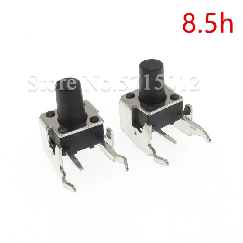 100pcs/lot Touch Switch 6*6*8.5mm with Bracket 2 Feet Tactile Tact Push Button Switch Micro Switches