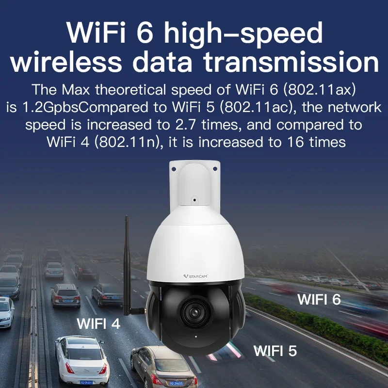 5MP プロフェッショナル 30 倍ズーム WIFI IP66 防水監視システム CCTV PTZ カメラ、高感度マイク付き