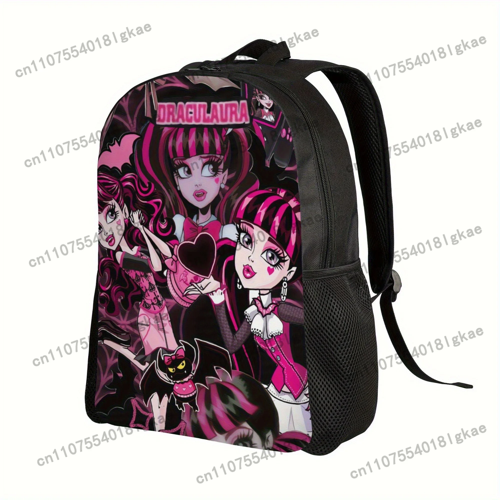 [Anime Backpack, Stylish Design] Stylish Black Anime Backpack with 