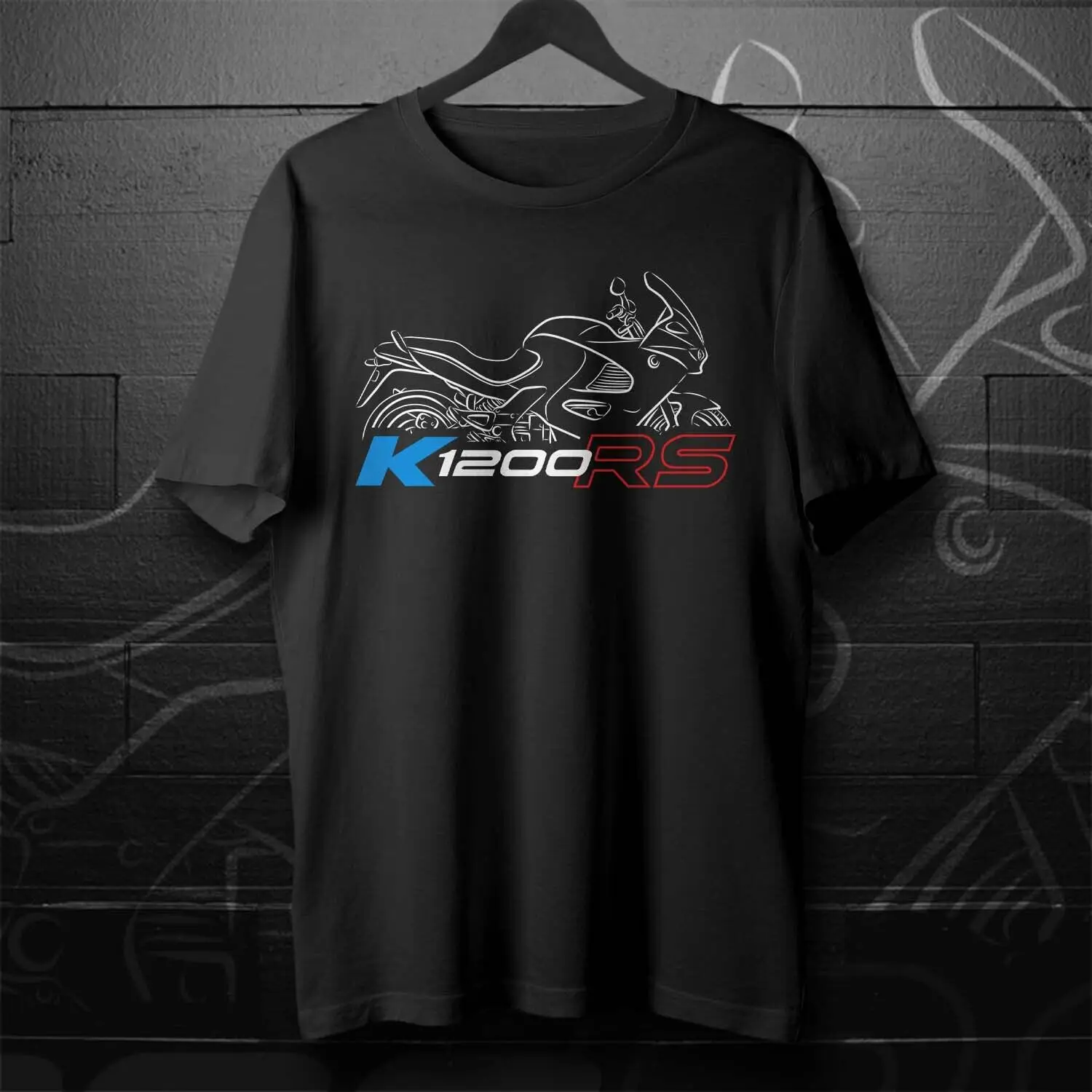 K1200RS T-Shirt,  Motorcycle Tee Shirt for Riders