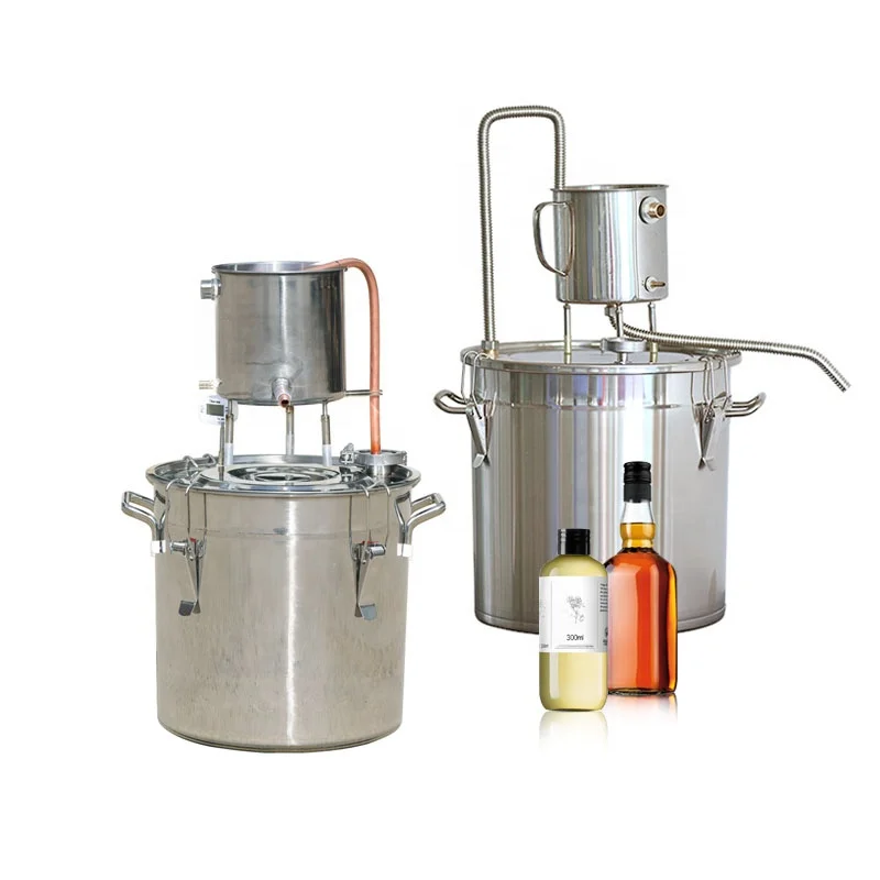 2023 New Stainless Steel Liquor Distillation Machine Copper Condenser Tube Wine Distiller