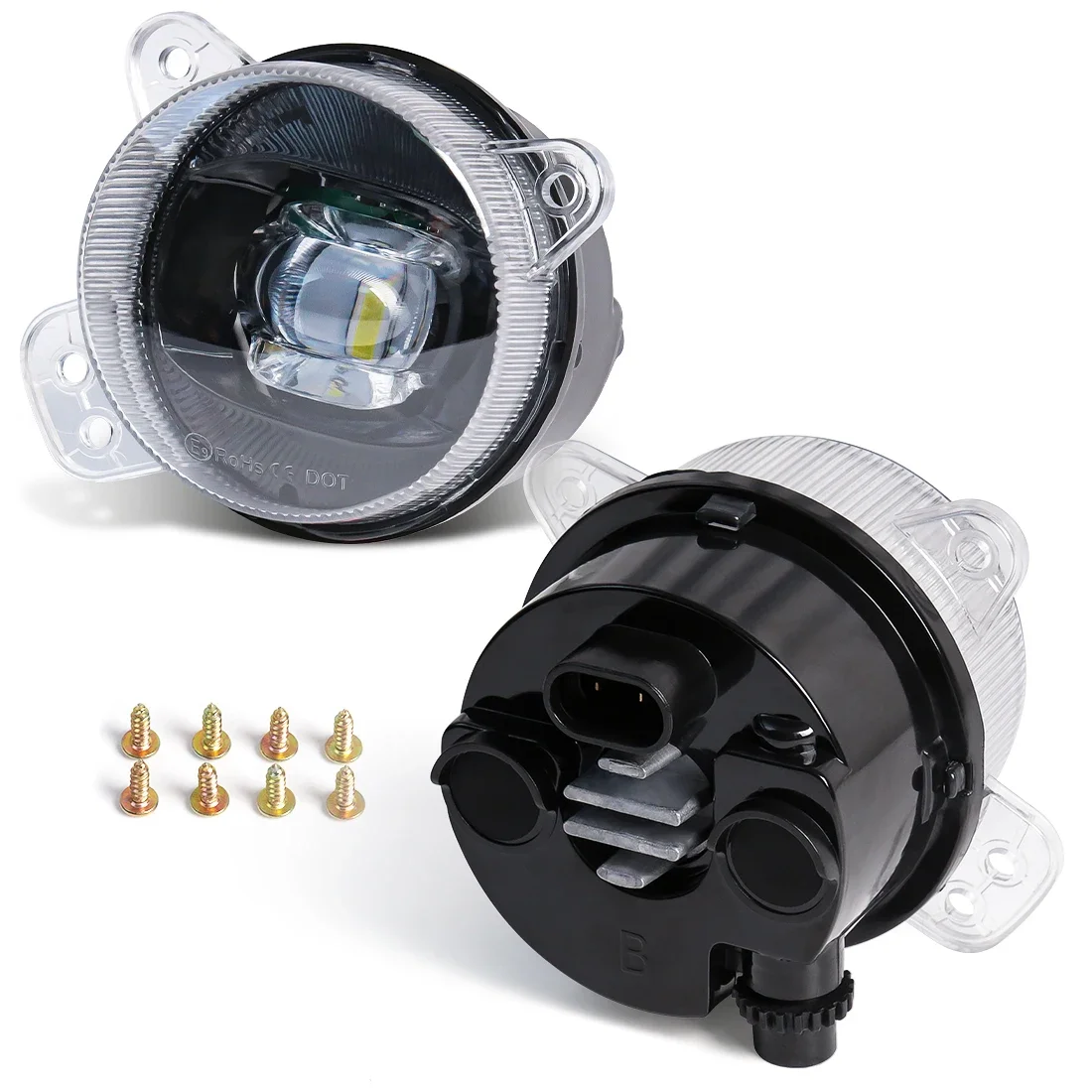 Światła przeciwmgielne LED do VW Volkswagen Polo T5 Transporter Multivan Caravelle Gol Skoda Fabia Mk1 Światło przeciwmgielne przedniego zderzaka Reflektory 12V