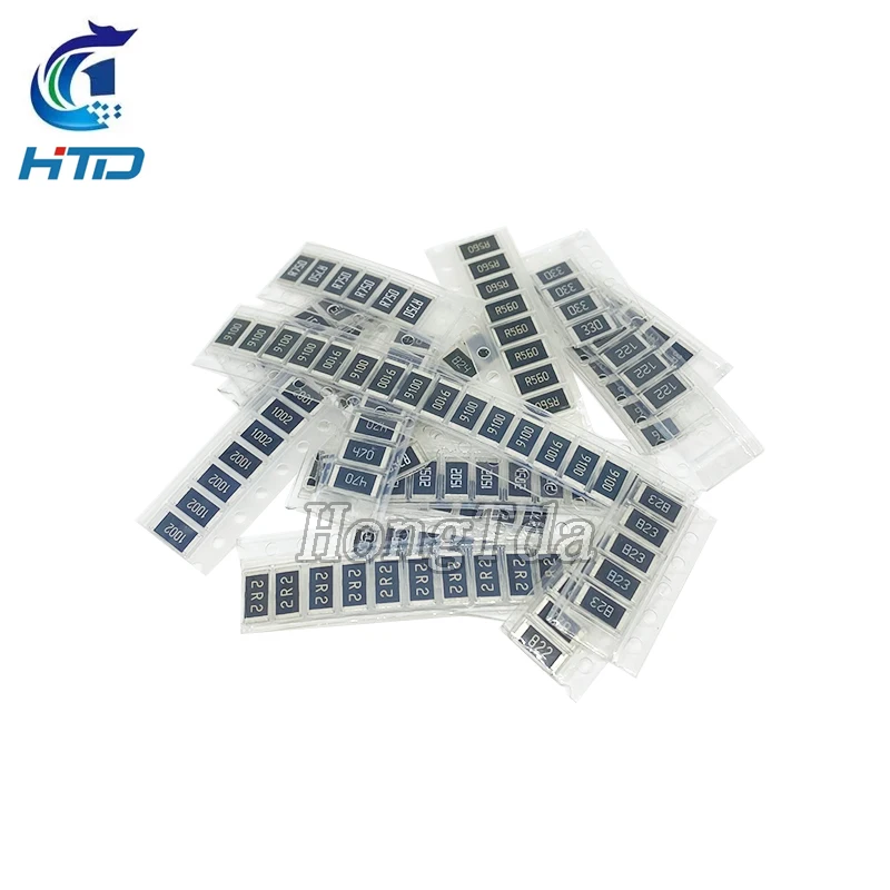 50PCS/LOT 2512 SMD Chip Resistor 5% 0R-10M R100 R500 R330 R620 1R0 2.2R 4.7R 10R 22R 47R 100R 220R  1K 10K 100K 200K 1M ohm NEW