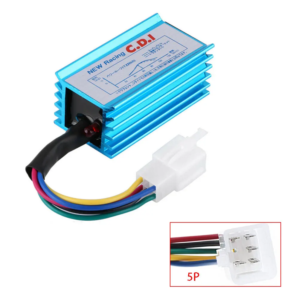 

5 Pin Racing AC CDI Ignition Box for GY6 50cc-160cc 139QMB 152QMI 157QMJ Chinese ATV Quad Go Kart Pit Dirt Bike Motorcycle