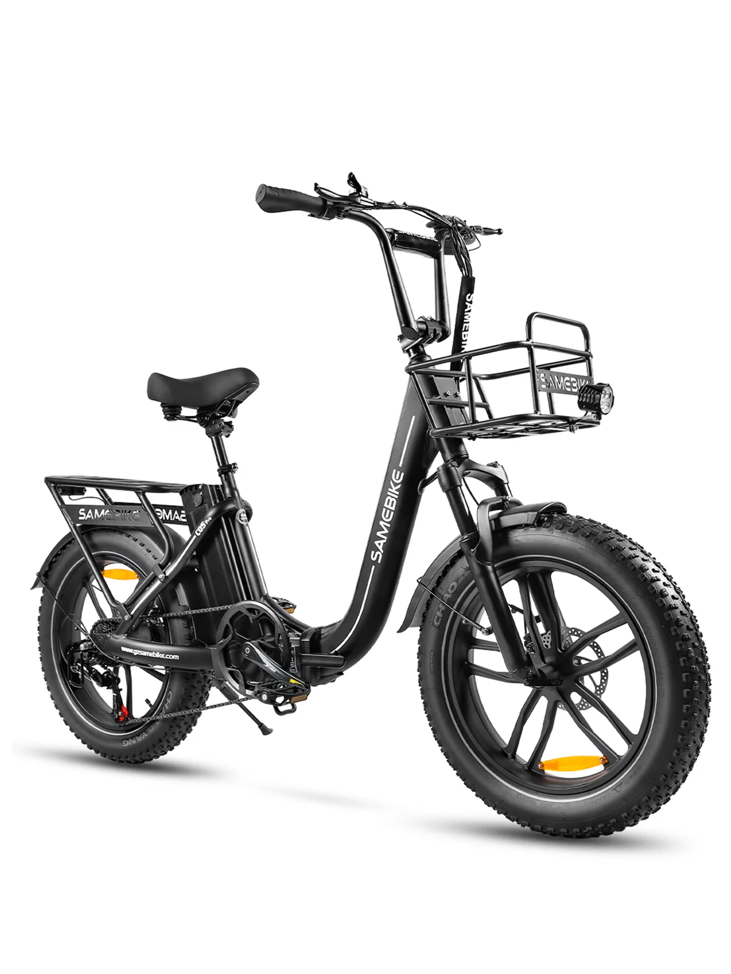 AliExpress NONE Samebike C05Pro Electric City Bicycle 36V13Ah Lithium Battery 500W Motor 20Inch Fat Tire e-bike Foldable Electric Bike Lady