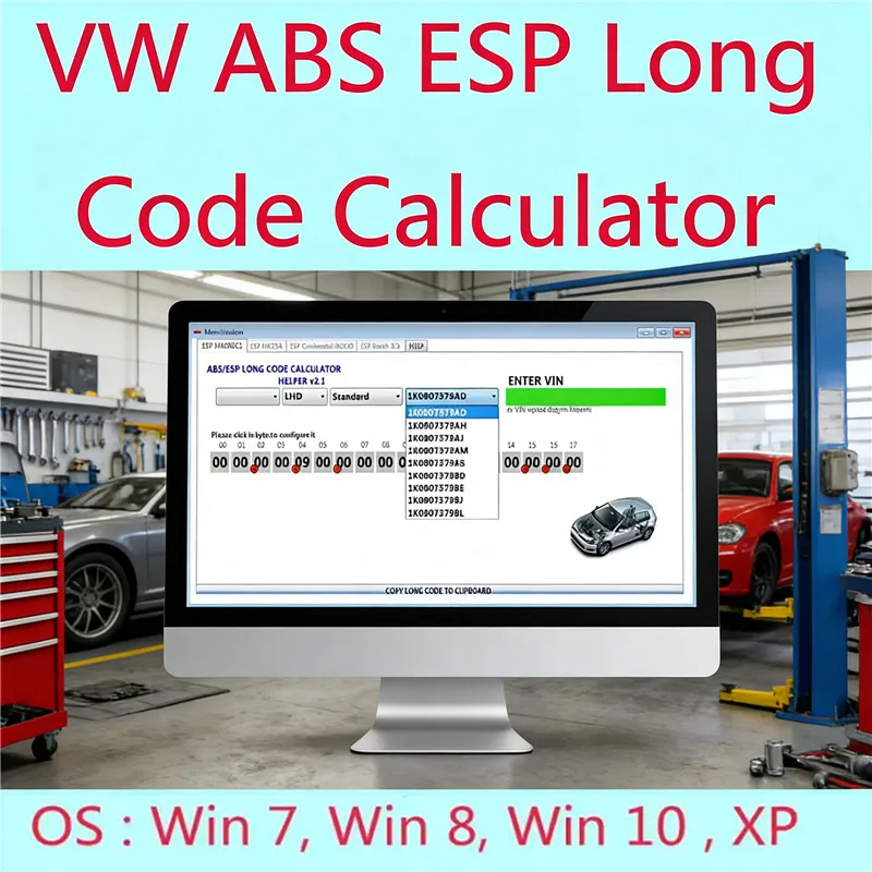 

Лучшие предложения на калькулятор для восстановления длинных кодов ABS ESP VW MK60EC1 + программное обеспечение для восстановления длинных кодов ABS ESP + неограниченная установка