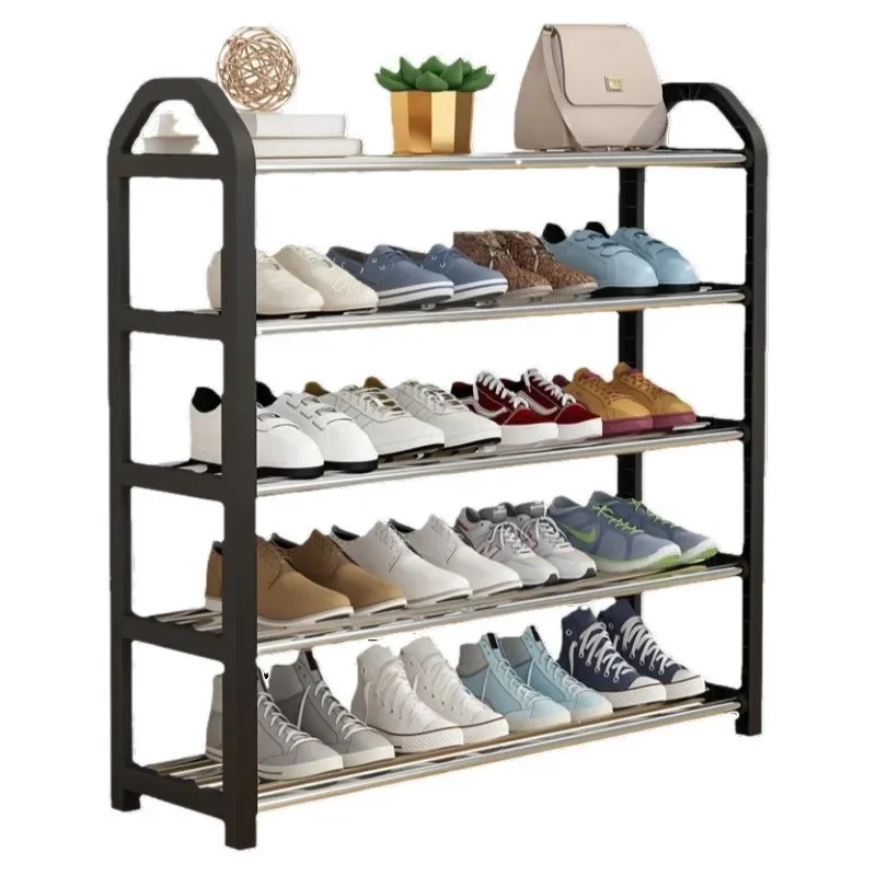 Shoe rack entrance multi-layer household indoor small new 2025 popular simple dormitory rental house storage shoe cabinet