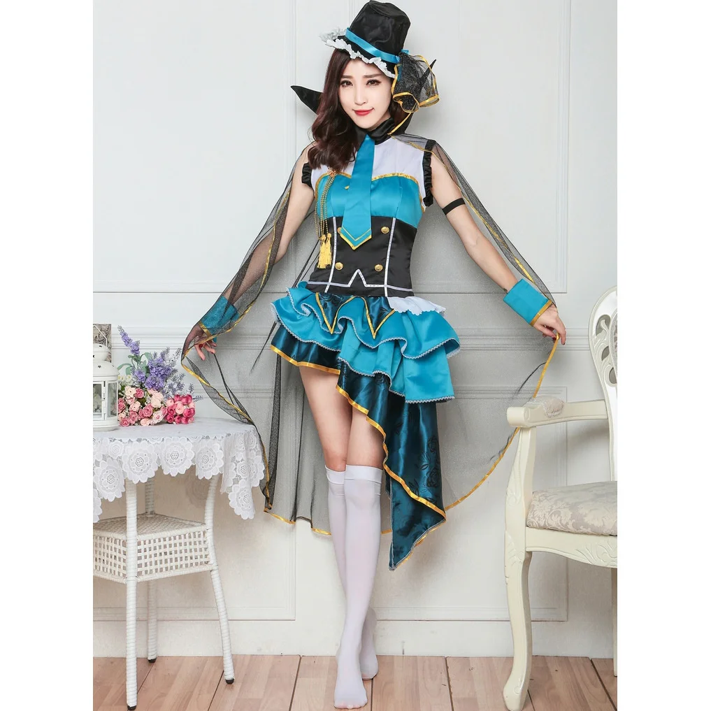 

Anime Cosplay Love Live Ayase Eli Occupation Awakening Thief Cos Anime Halloween Party Cosplay Costume Uniform Dress