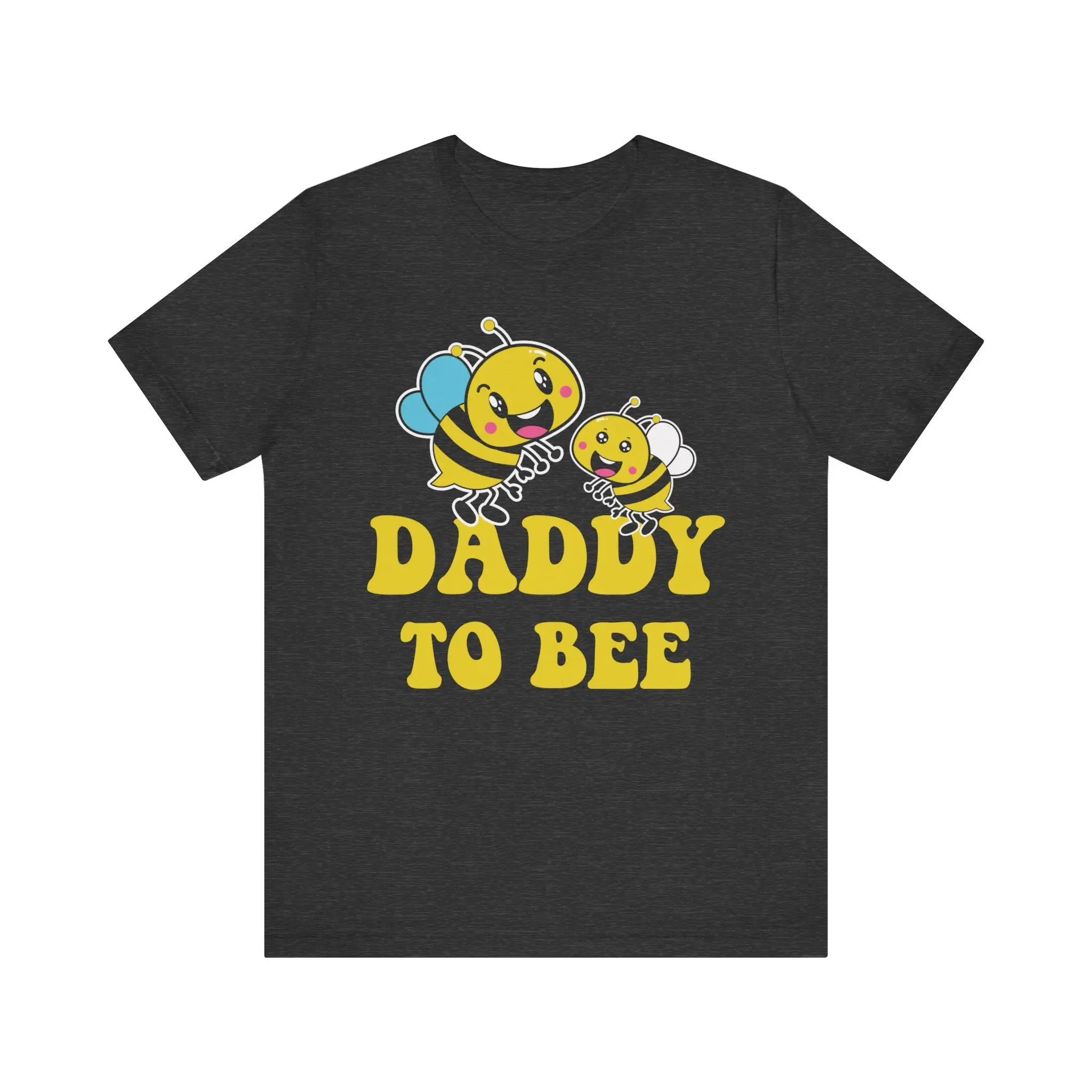 Daddy To Bee T Shirt Cute And Playful Baby Announcement For New Fathers Perfect Gender Reveal Parties