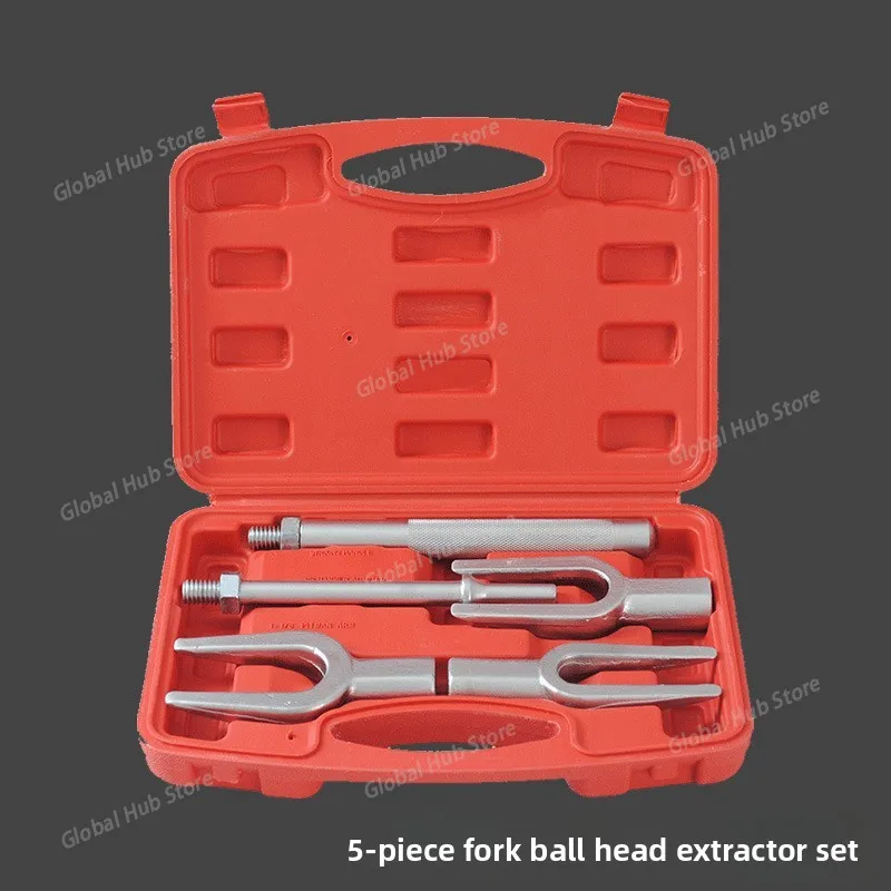 5-Piece Set Fork Crowbar Ball Head Removal Tool Car Ball Head Separation Remover Cross-tie Rod Ball Head Puller