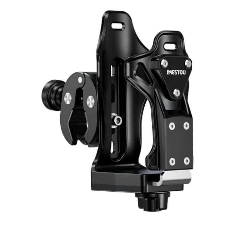 

Motorcycle Cup Holder, ATV Water Bottle Mount Compatible with 50-90mm Dia. Cups Drinking Bottles, Anti-Theft, Fits for 12mm-45m