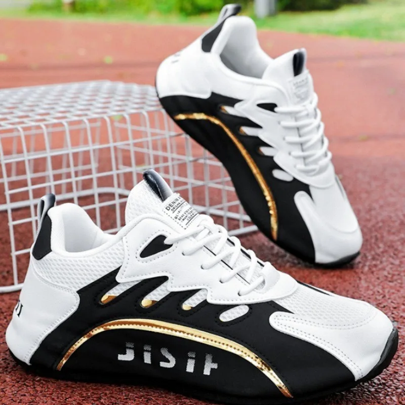 男性カジュアルスニーカー 2025 秋通気性スポーツシューズ屋外滑り止めメッシュランニングシューズ男性用アスレチックジョギングウォーキングシューズ