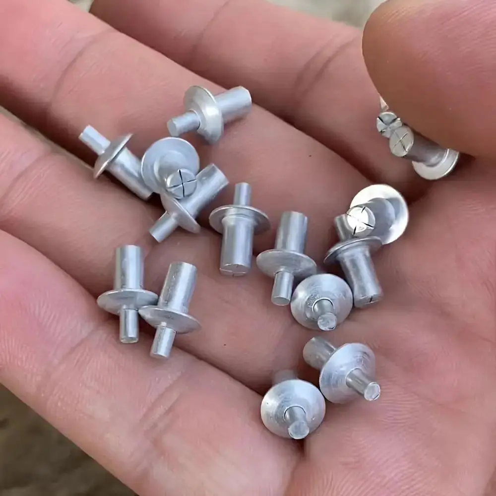 10/20/50/100Pcs Fasteners Hardware Tapping Expansion Screws Head Percussion Hammer Drive Expansion Rivets Fixing Tool