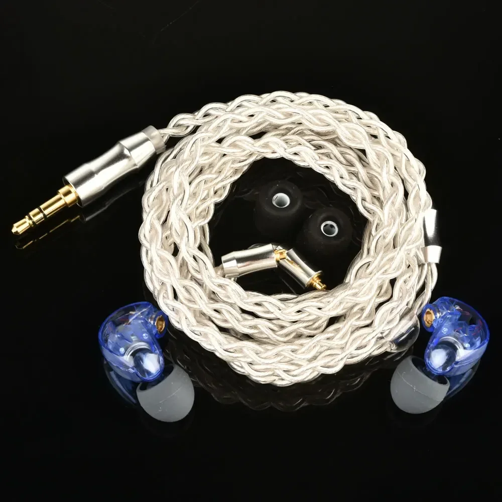 DIY Hi-FI MMCX stereo Noise Canceling 3.5MM In ear Earphones With Separate Cable headset For Shure SE215 SE535