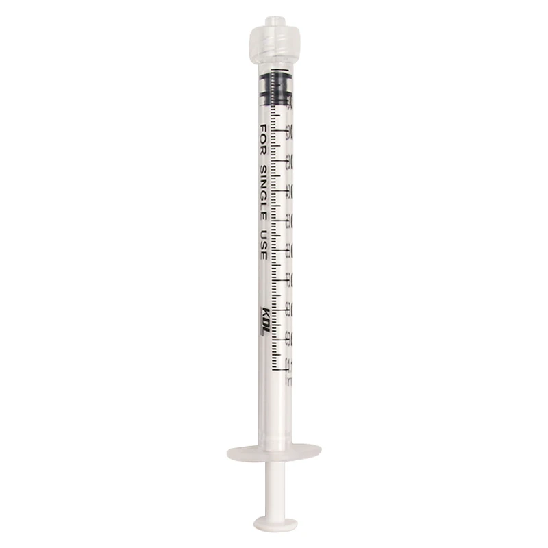 1ml/2ml/5ml Plastic Disposable Injector Syringe For Refilling Measuring Nutrient surgery tool Disposable Plastic Screw Syringe