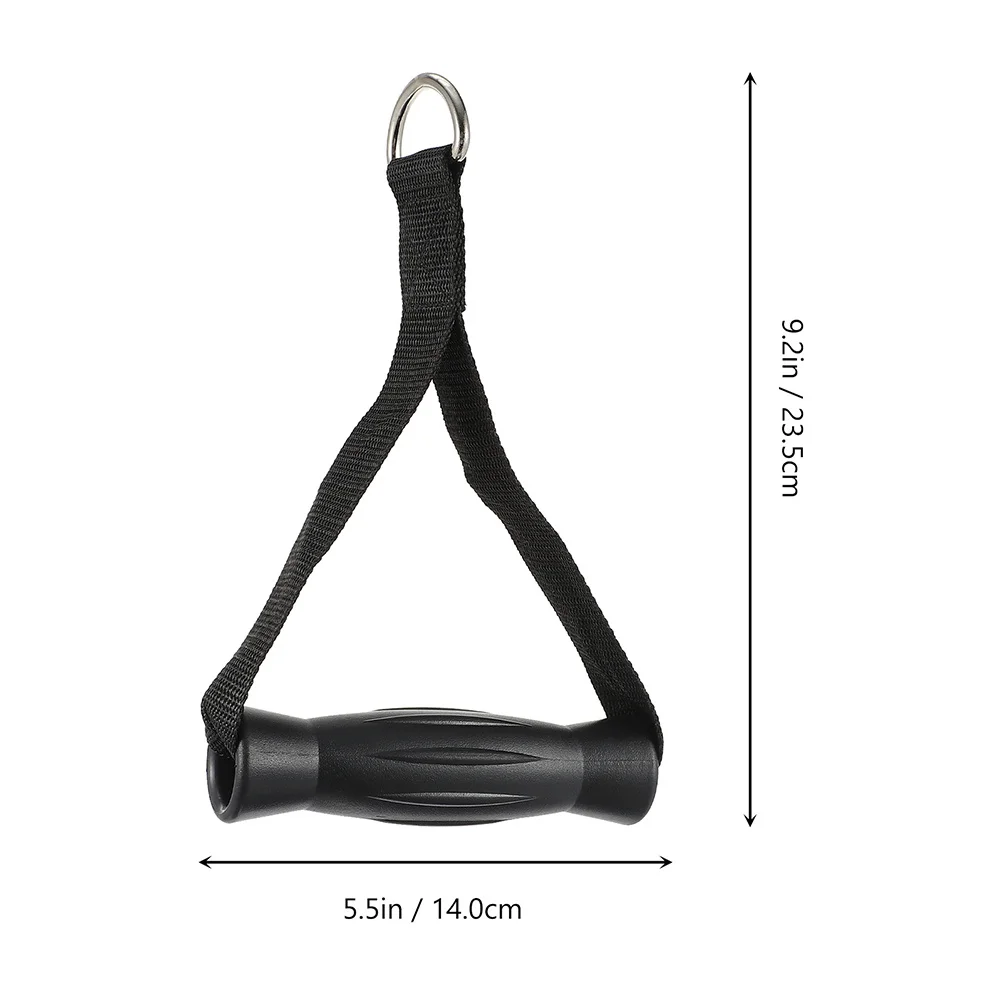 1 قطعة مقبض اللياقة البدنية قوي دائم تصميم مريح لعصابات المقاومة ثلاثية الرؤوس تجريب معدات الصالة الرياضية المنزلية ممارسة البلاستيك #3