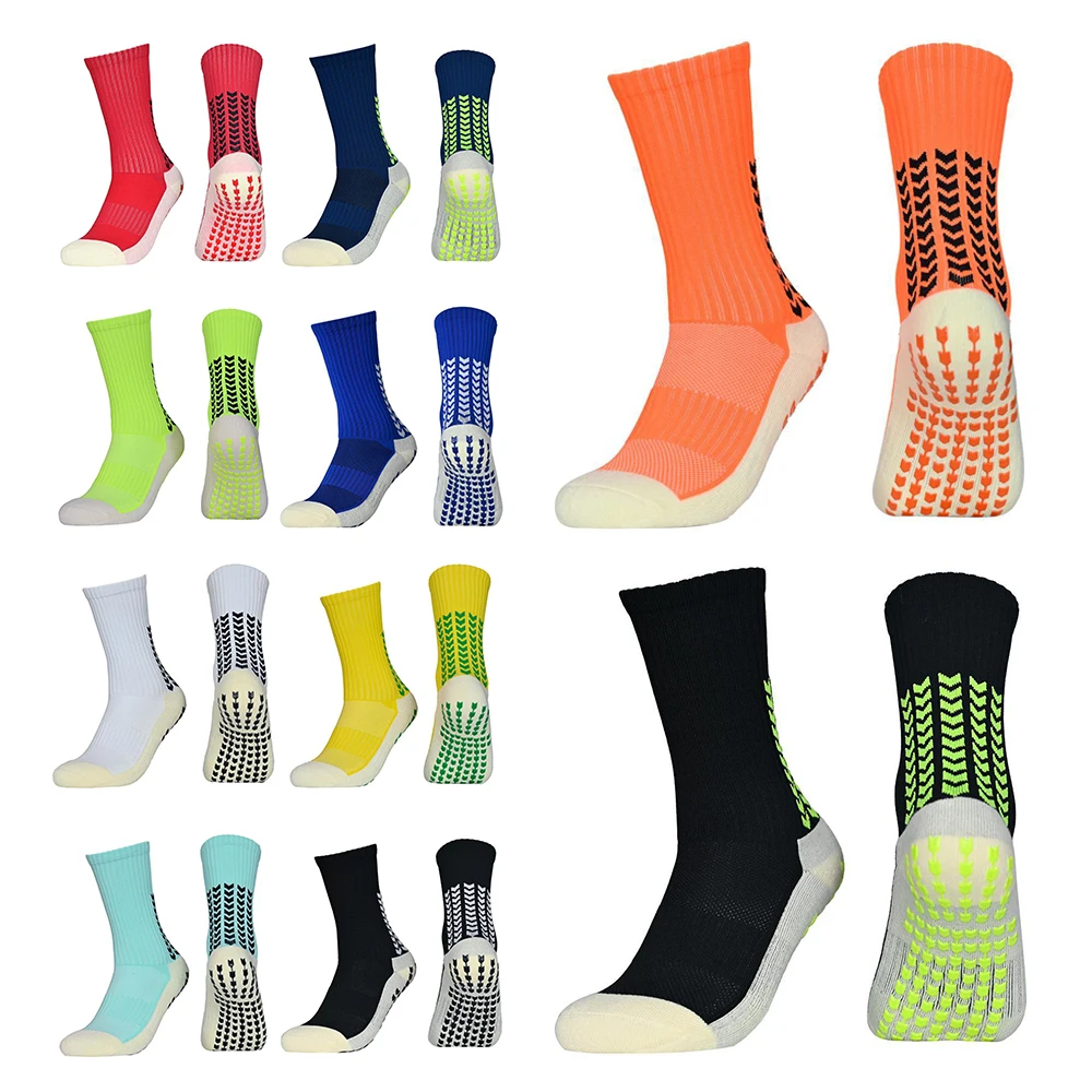 Anti-slip Training Socks Soccer Basketball Tennis Sock Non-slip Football Wear-resistant Sports Friction Strip Grip Cycling Sock