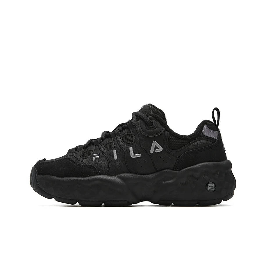 FILA MUFFIN WE Pancake Shoes Fleece Lined, Fashion Individual Minimalist Style Trendy Sports Versatile Comfortable F12W541123FBK