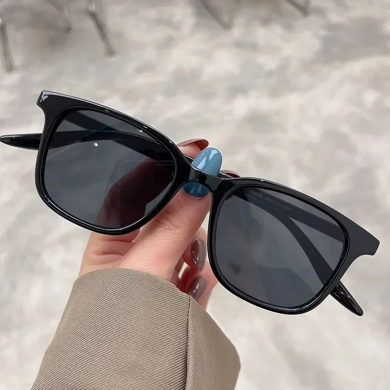 Fashion Myopia Sunglasses Square Style Male Sunglasses Female Driver\'s Ultraviolet Sun Glasses Diopter Finished Myopia Goggles