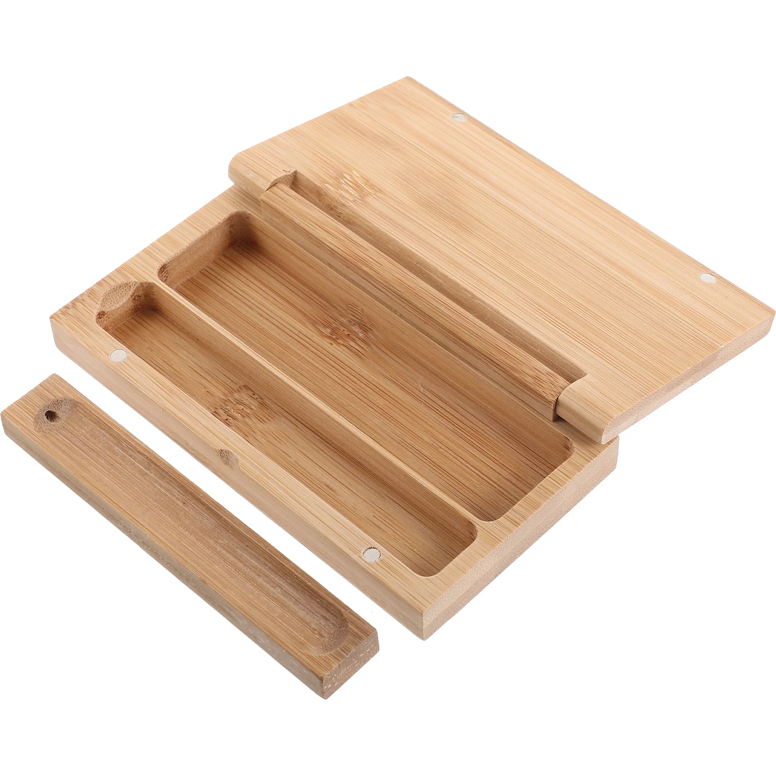 

1 set 1 Set Burner Holder For Stick Storage Aromatherapy Decor Desktop Rustic Bamboo Incense Burner Box Incense Burners