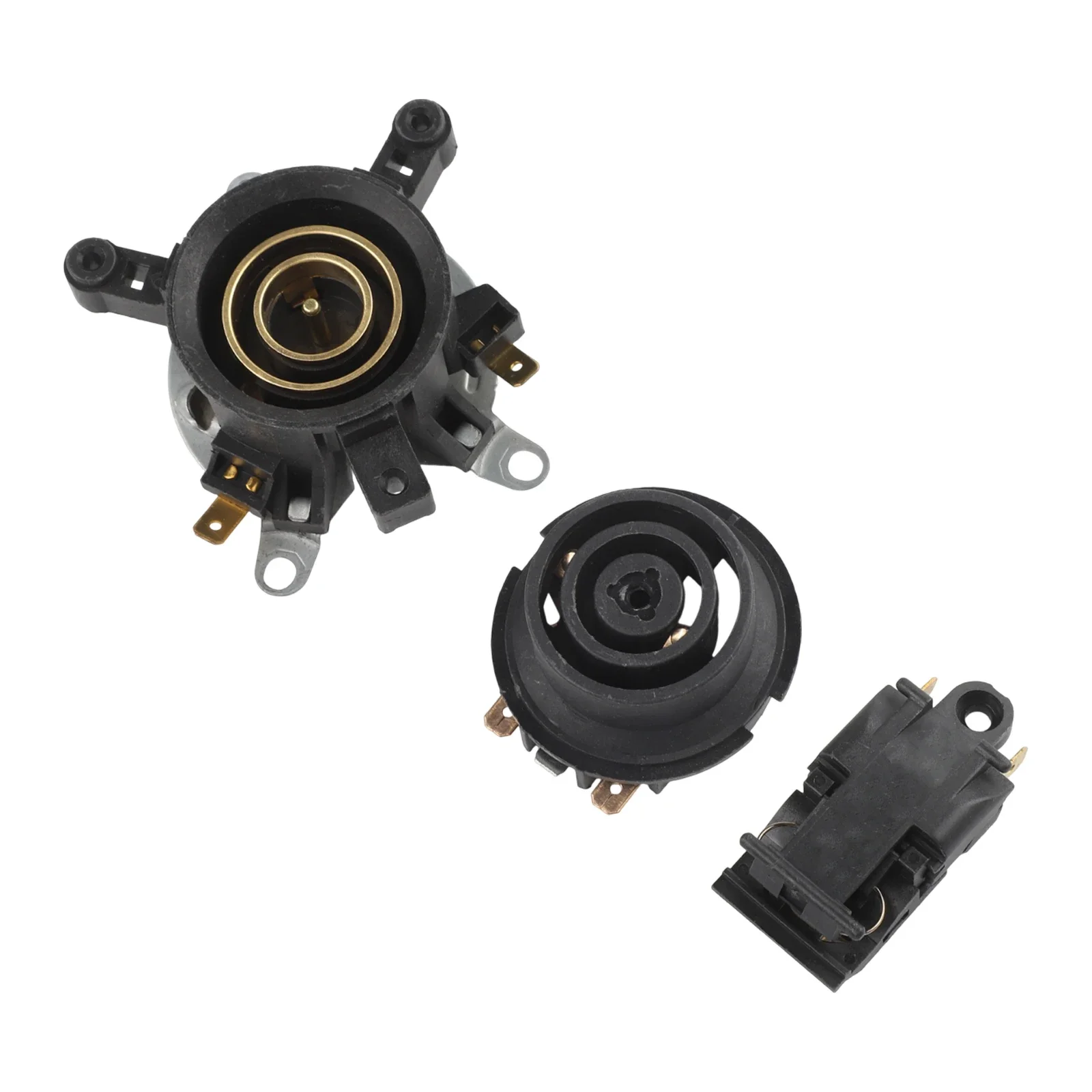 Thermostatic Coupler Base with Flame-Retardant Switch and Socket for Electric Kettles with Top-Handle Steam Triggers
