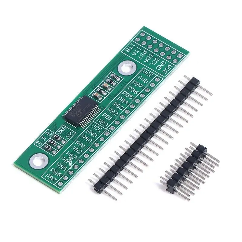 MCP23017-E/SS I2C IIC Expander Board Module 16bit I/O Extension Module Pin Board IIC Input/Output Expansion Board For