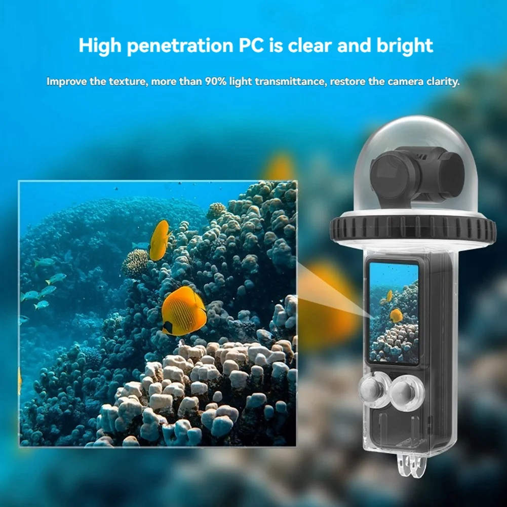 

AB-Waterproof Case for DJI Osmo Pocket 3 Camera Underwater Diving Housing Cover Protective Shell Surf Accessories